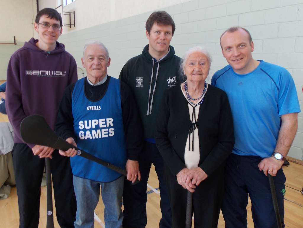 L to R : Gavin Whelan Waterford GAA, John Corcoran Aisling Court, Peter Jones Waterford Sports Partnership, Christina Halpin Westland’s, David Phelan Respond.