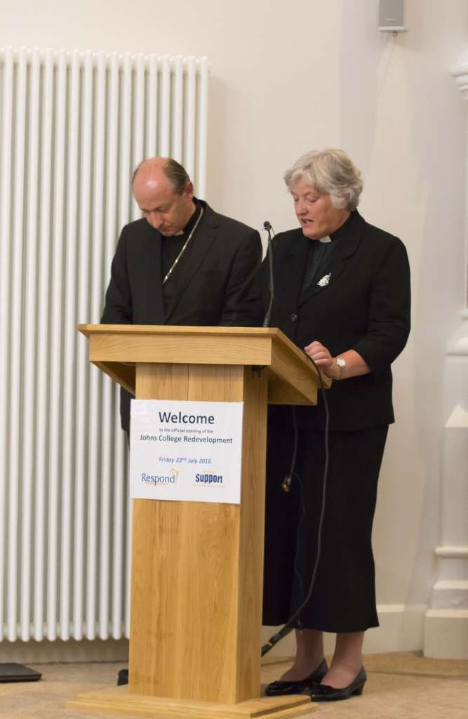A -Minister and Dean Blessing