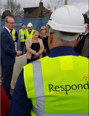 R! branding with Minister Coveney