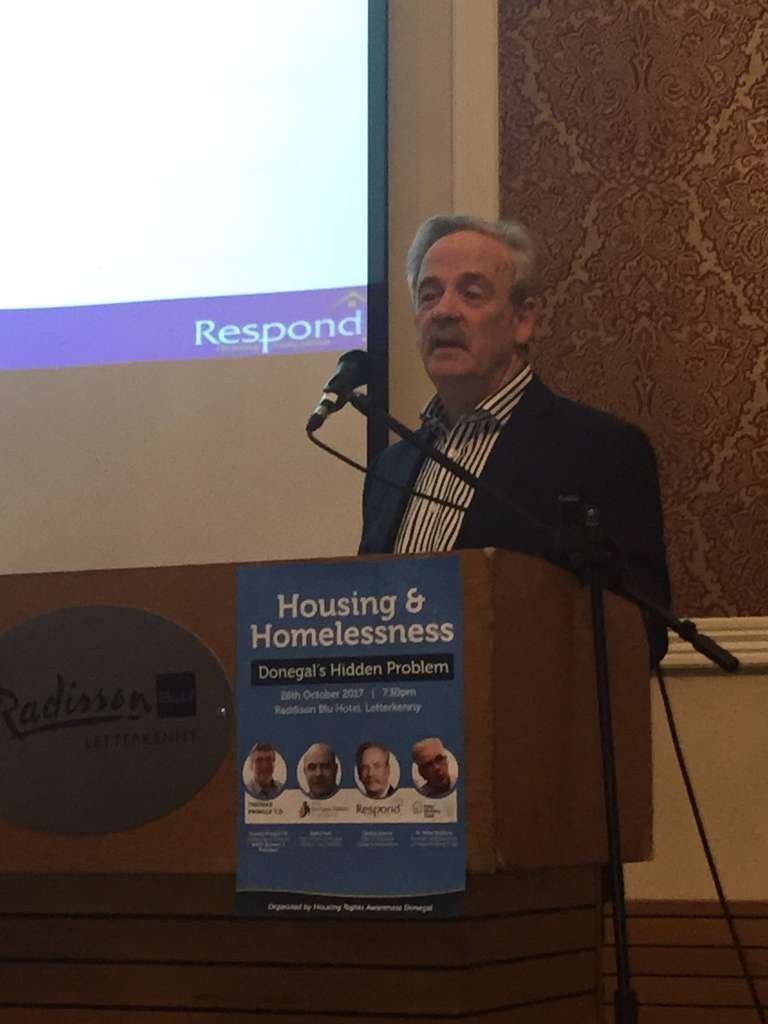 Declan Dunne CEO Speaking. Standing