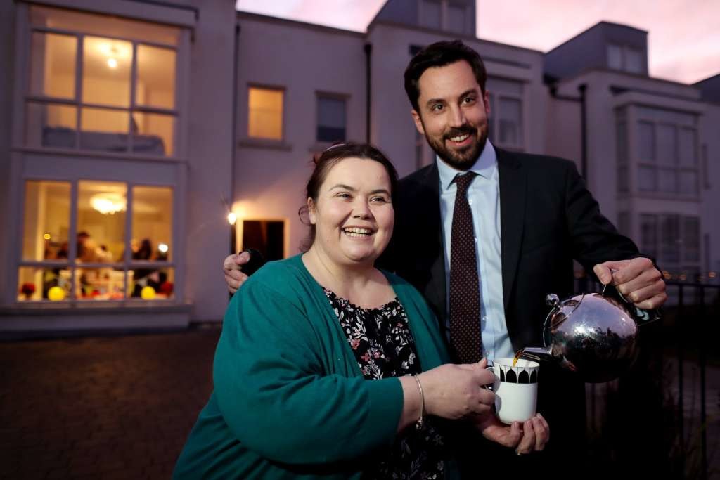 Dolores O Brien and Channel with Minister Dec 2017